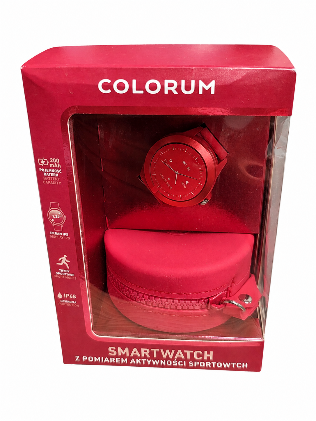 Colorum – Smartwatch z pomiarem aktywności i etui