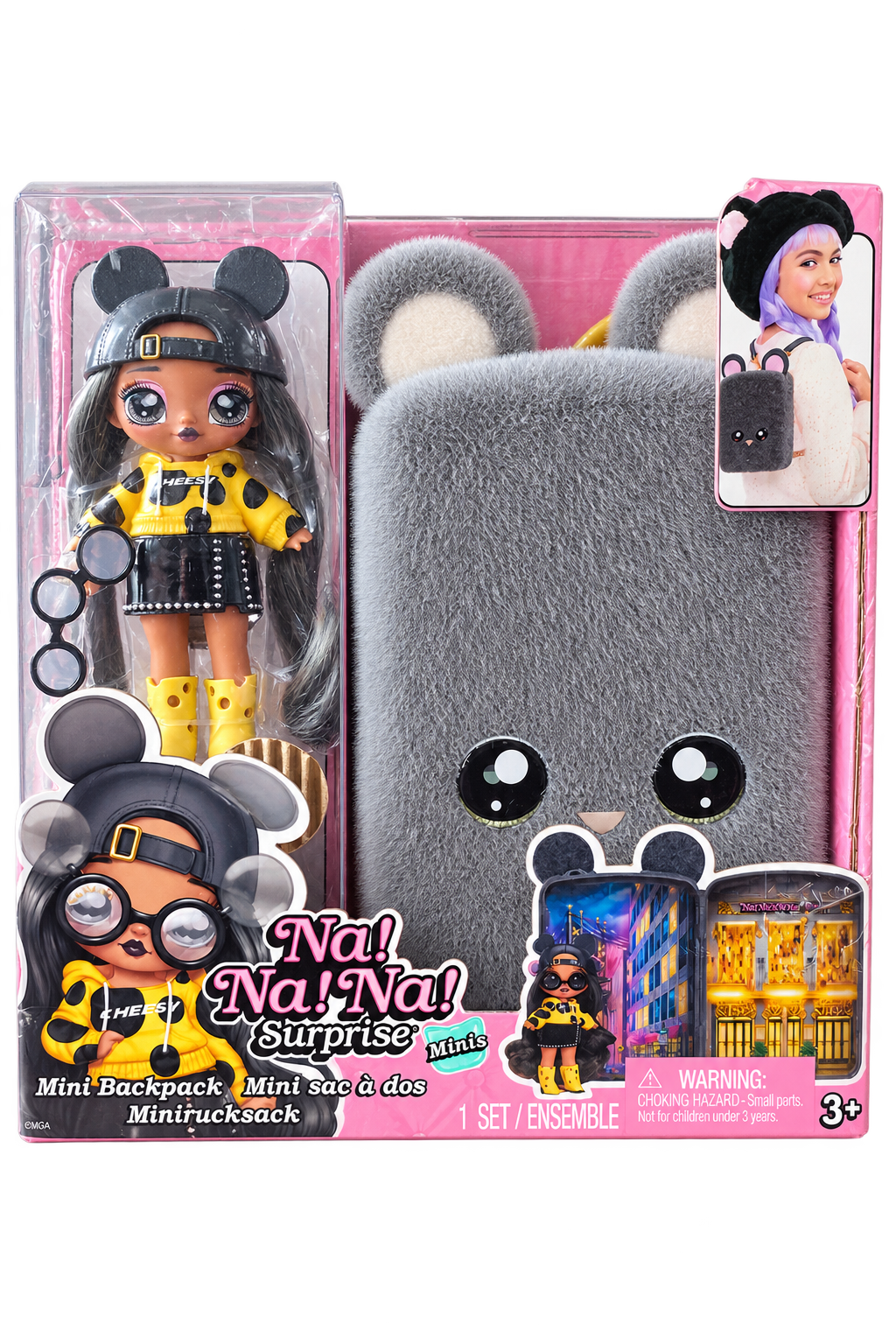 Na! Na! Na! Surprise Minis – Marisa Mouse z mini plecakiem