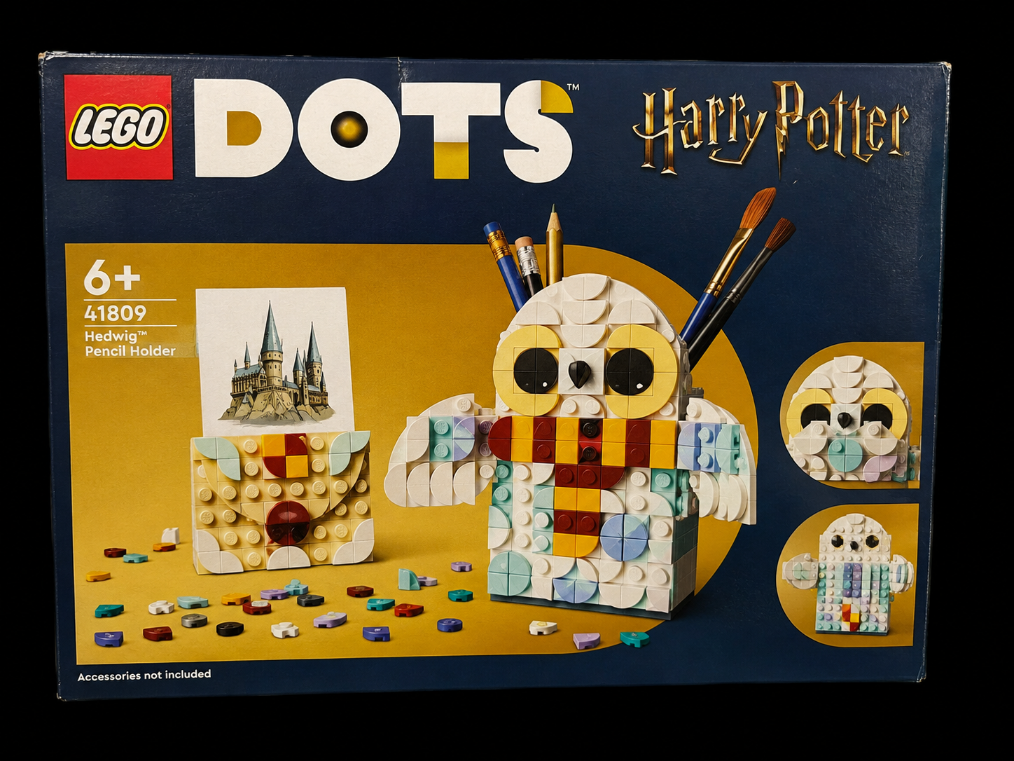 LEGO DOTS 41809 – Pojemnik na długopisy Hedwiga™
